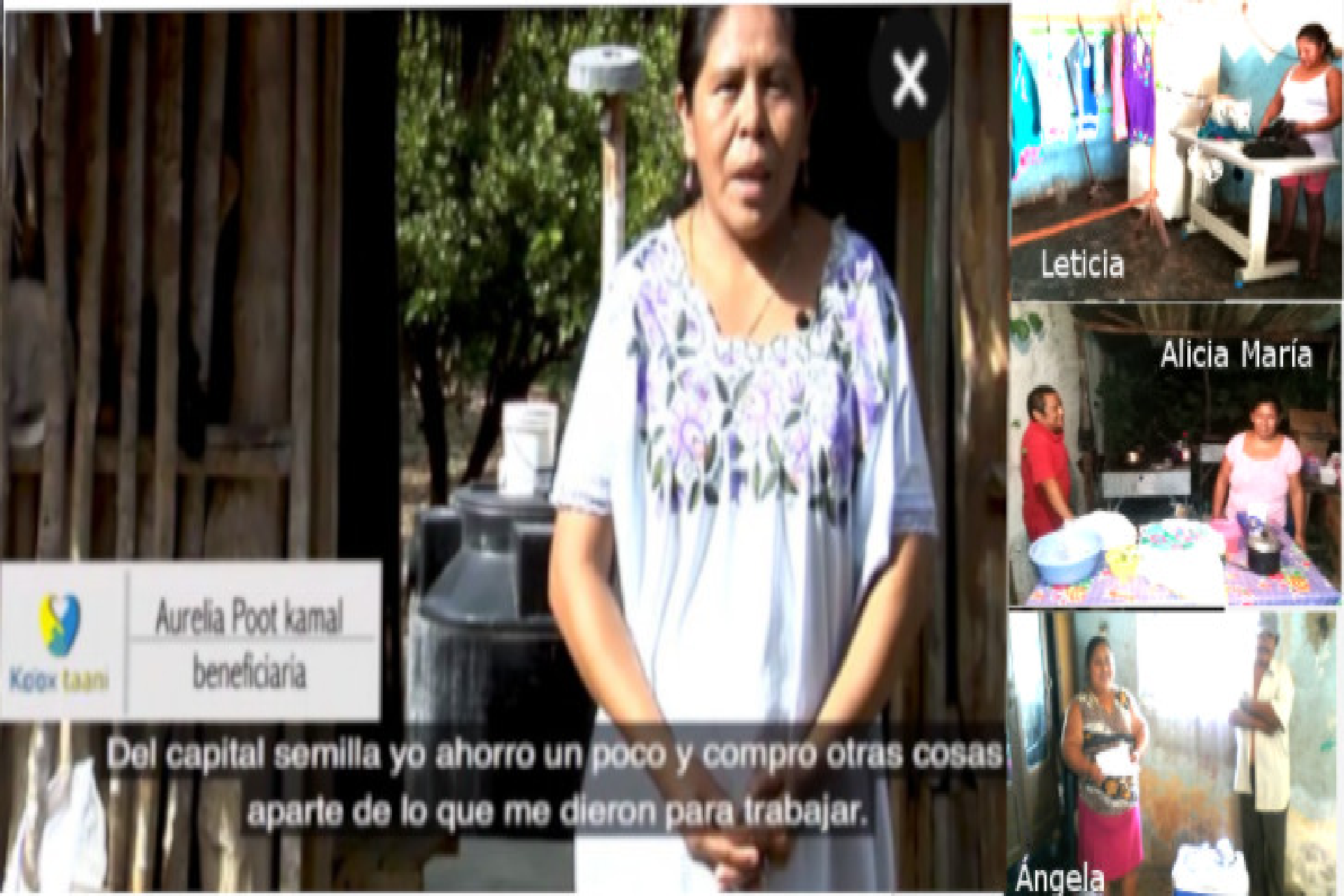 Familias con personas con discapacidad saliendo adelante